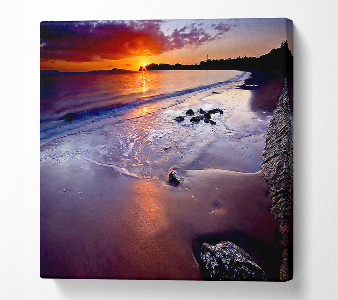  A Canvas Print of Beautiful Sunrise Canvas Print