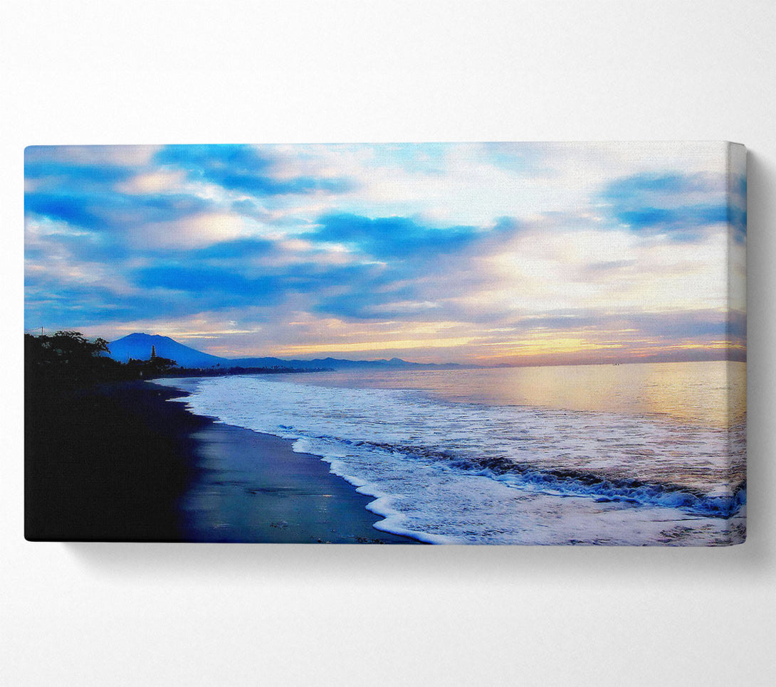  A Canvas Print of Blue Morning Sunrise Canvas Art