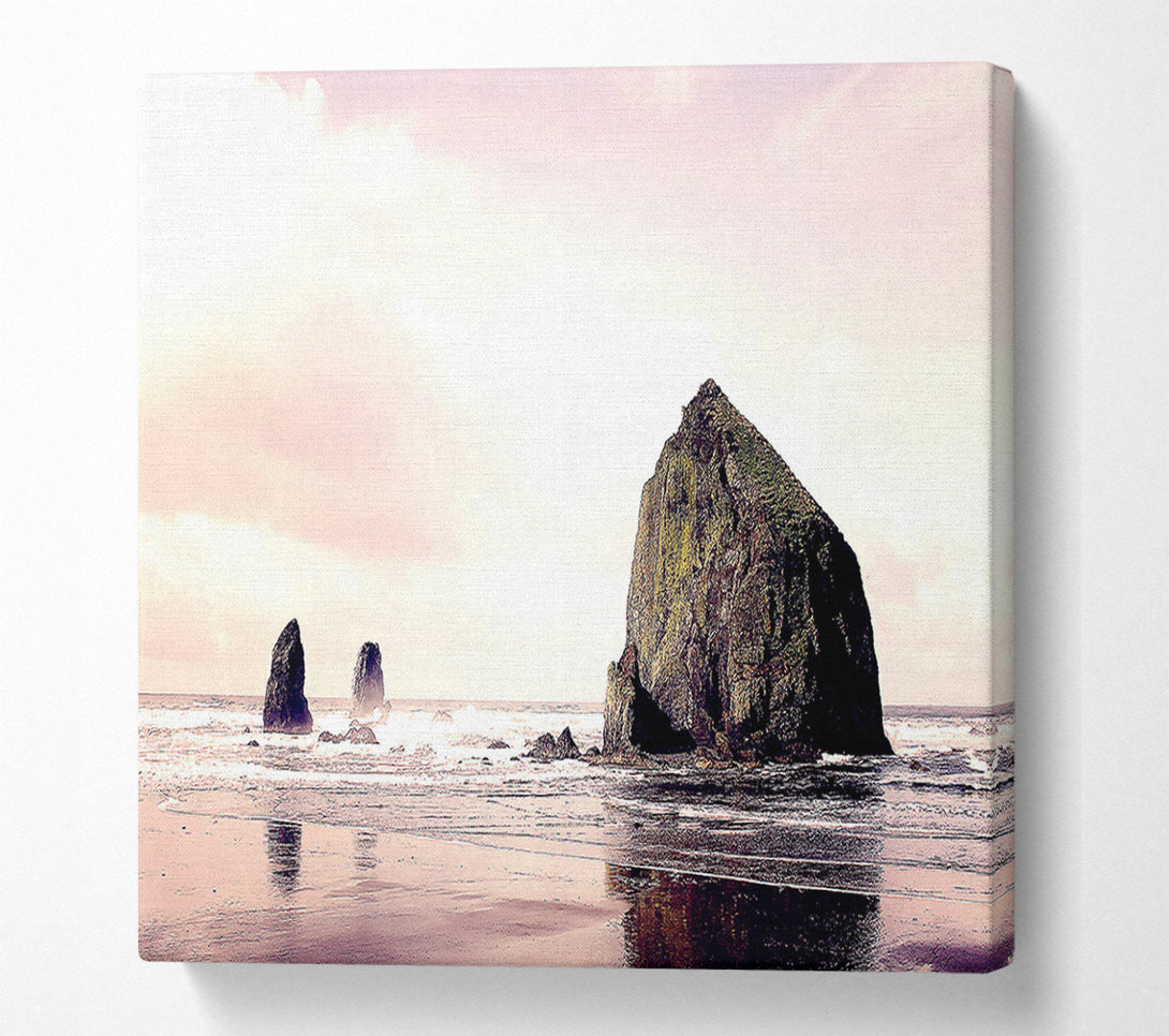  A Canvas Print of Cannon Beach Canvas Art
