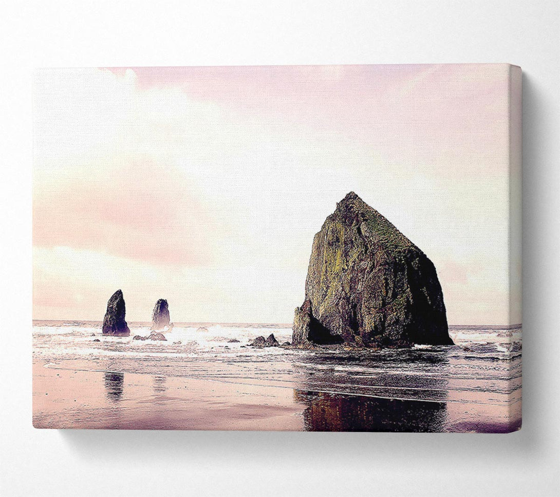  A Canvas Print of Cannon Beach Canvas Art