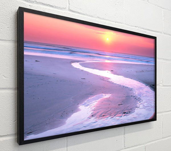 Estuary At Sunset