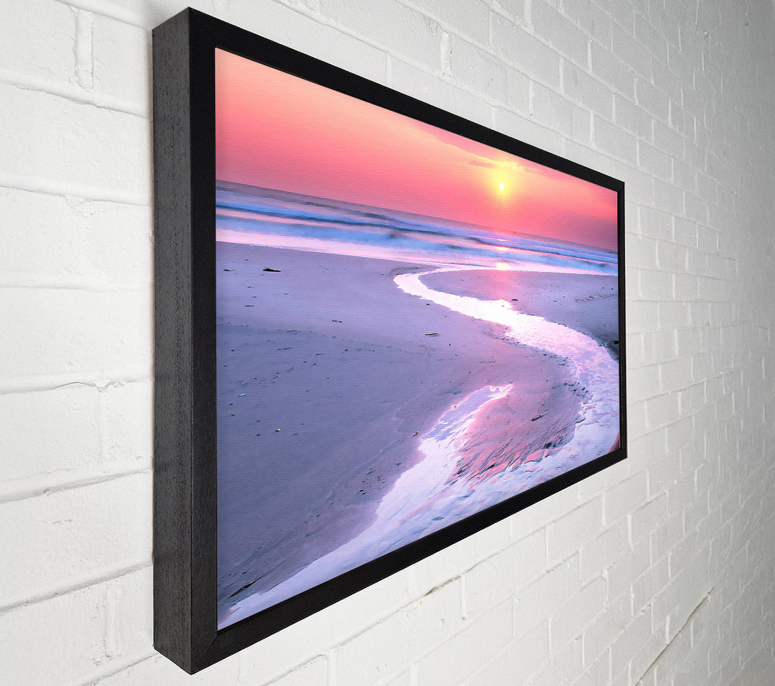  A Canvas Print of Estuary At Sunset Canvas Print