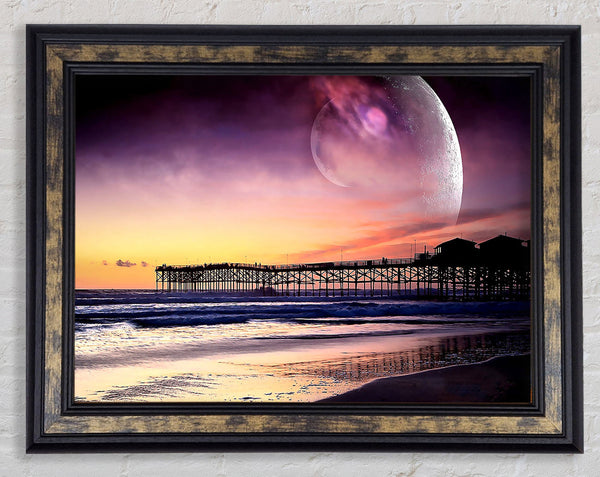 Fantasy Beach Framed Print