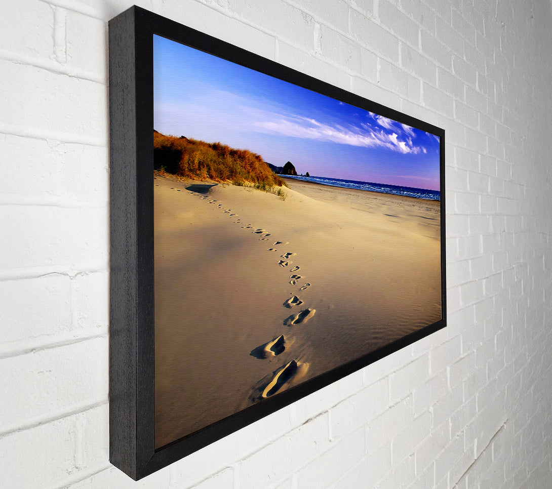  A Canvas Print of Footprints Of Time Canvas Wall Art