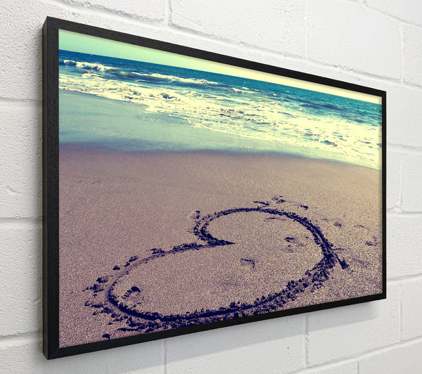 Heart On Beach