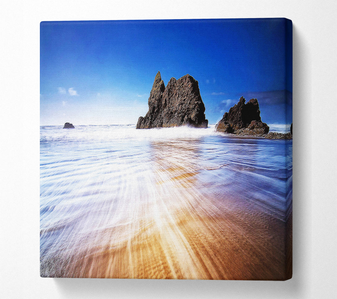  A Canvas Print of Low Tide Canvas Print
