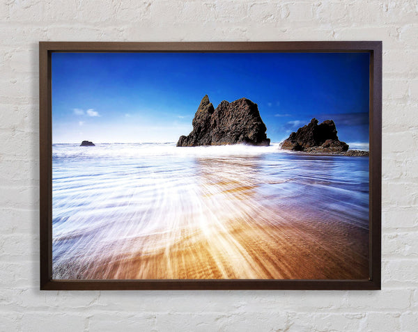 Low Tide Framed Print