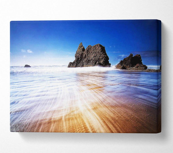  A Canvas Print of Low Tide Canvas Print