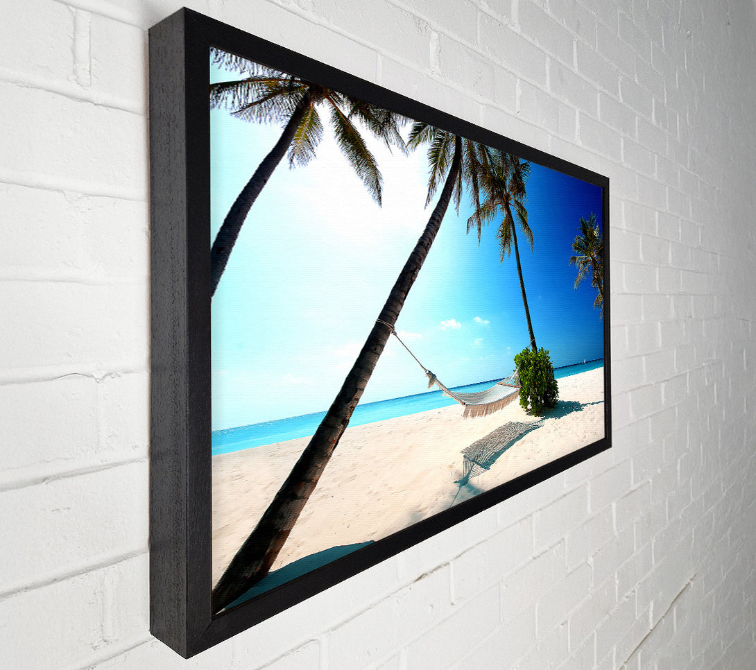  A Canvas Print of Maldives Island For Couples Canvas Art