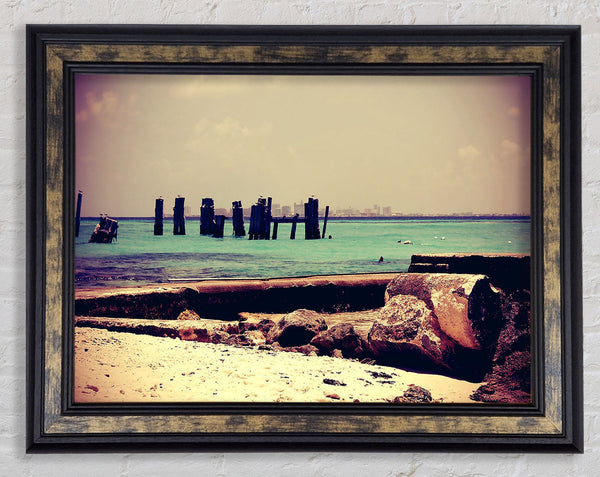 Old Harbour Framed Print