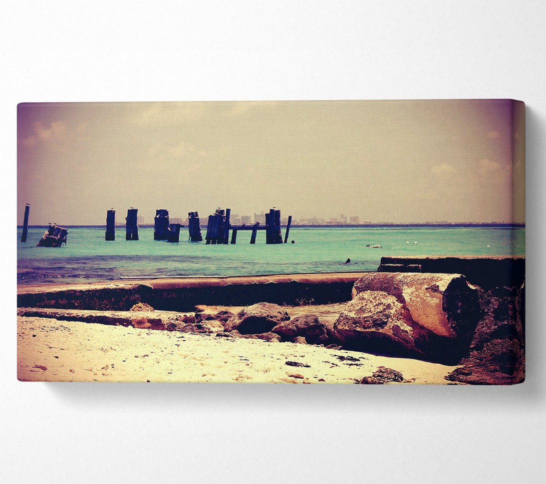  A Canvas Print of Old Harbour Canvas Art