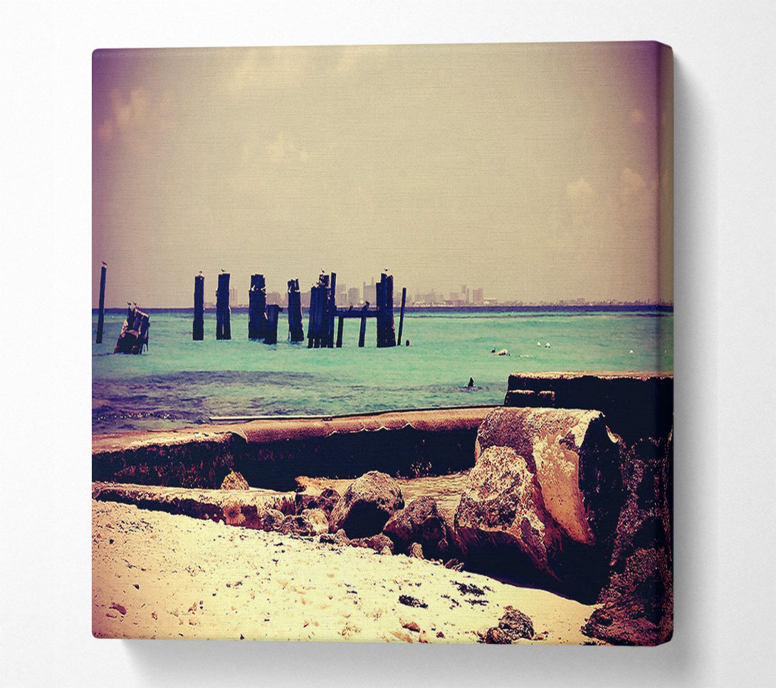  A Canvas Print of Old Harbour Canvas Art