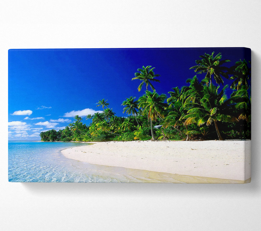  A Canvas Print of Paradise Island Getaway Canvas Print