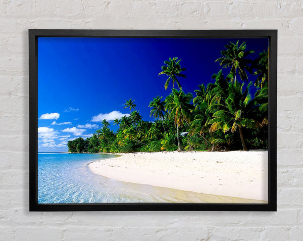 Paradise Island Getaway Framed Print