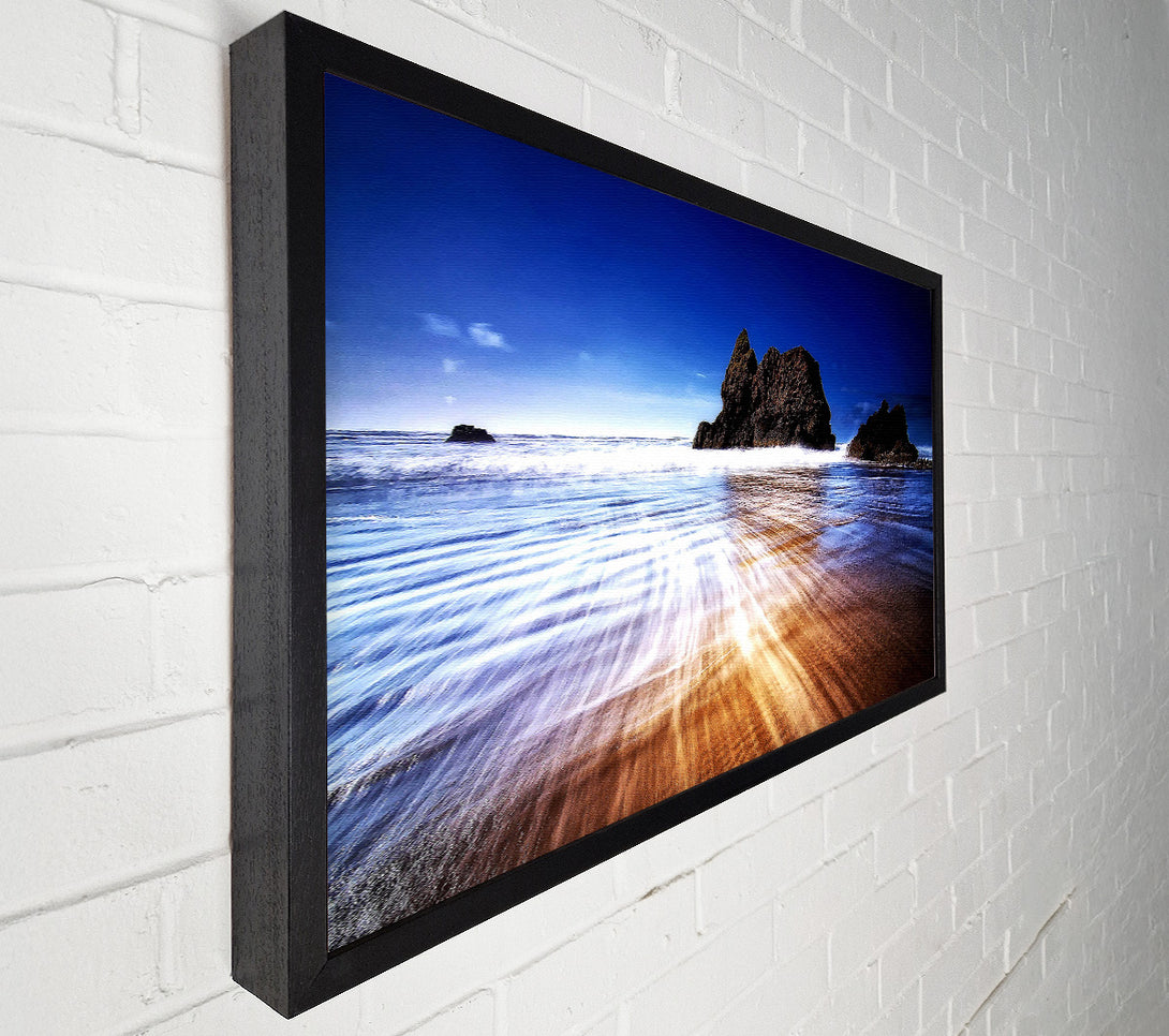  A Canvas Print of Retreating Wave Canvas Art