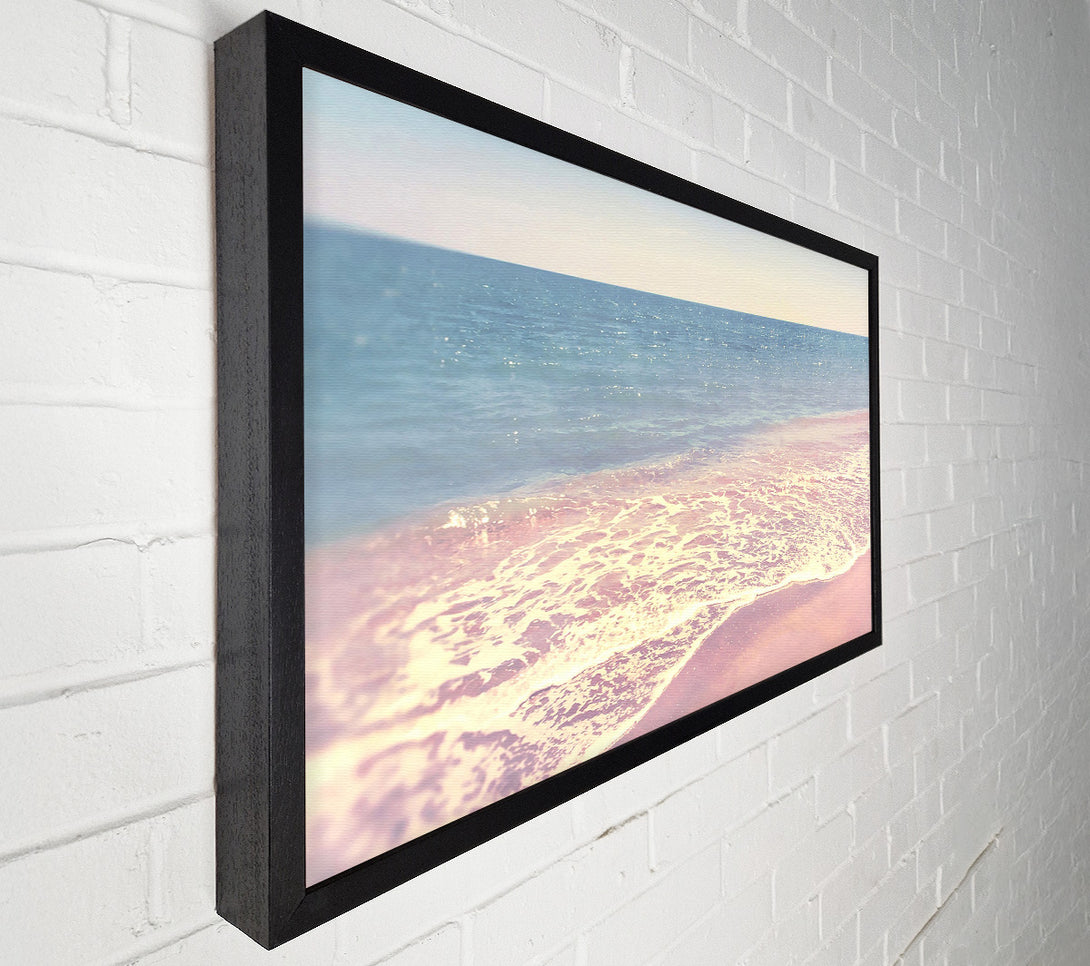  A Canvas Print of Retro Sparkle Beach Canvas Art