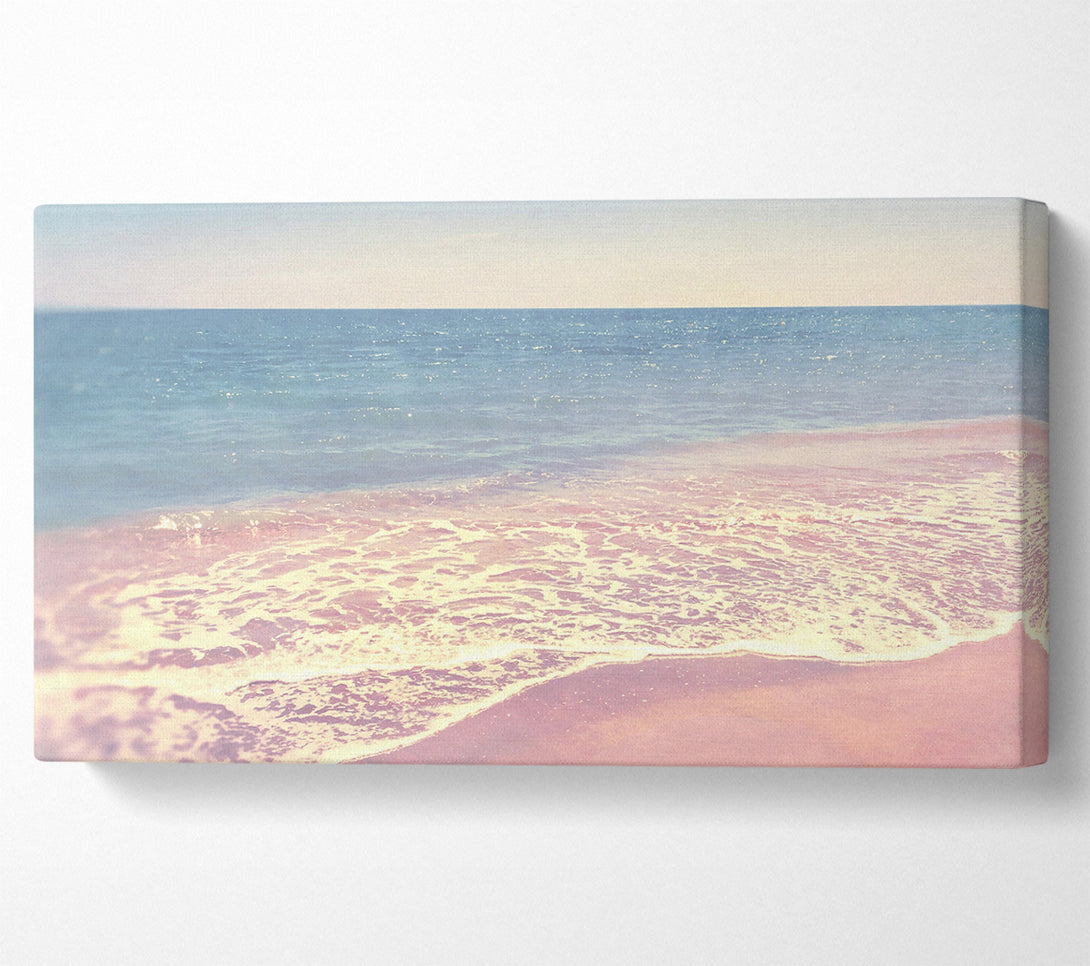  A Canvas Print of Retro Sparkle Beach Canvas Art