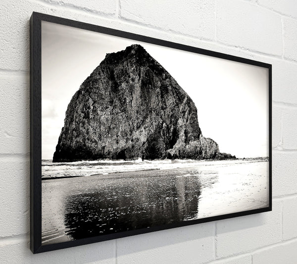 Rock In Black And White