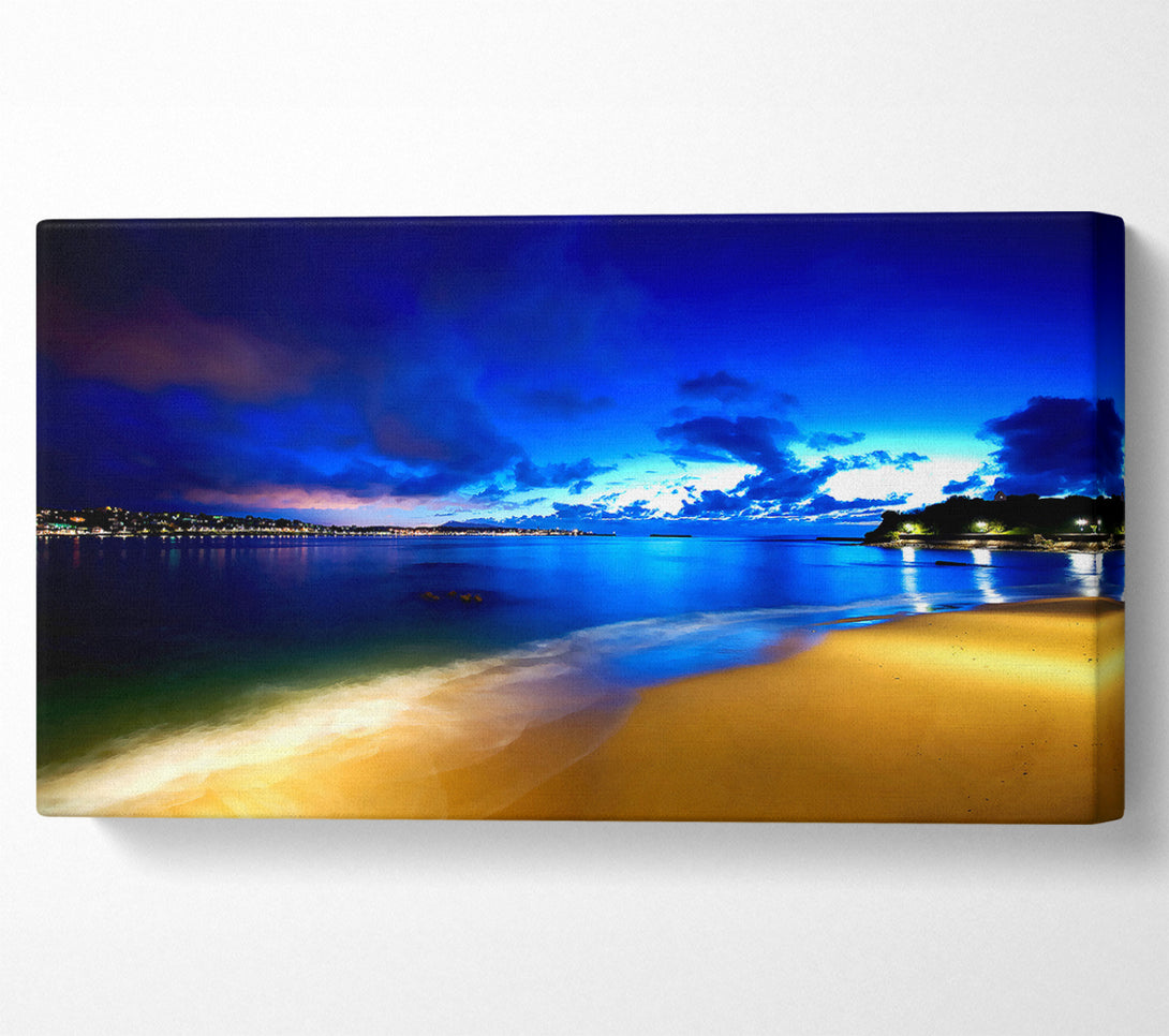 A Canvas Print of Saint Jean De Luz Beach Canvas Wall Art