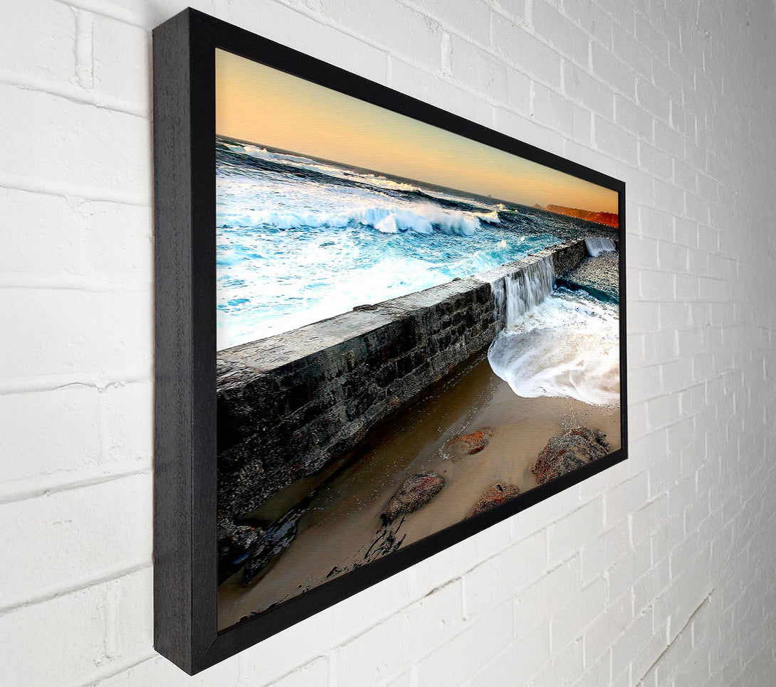  A Canvas Print of Sea Spill Canvas Wall Art