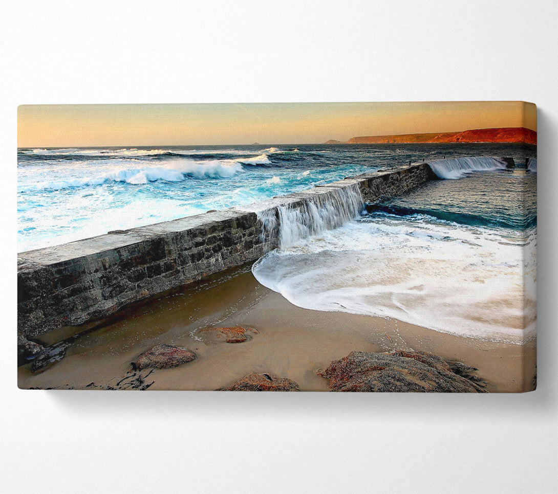  A Canvas Print of Sea Spill Canvas Wall Art