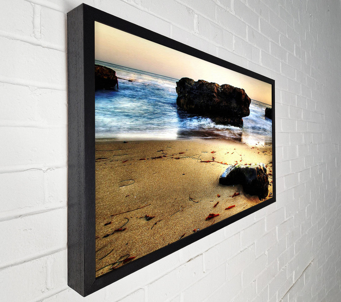  A Canvas Print of Sea Rocks Canvas Wall Art