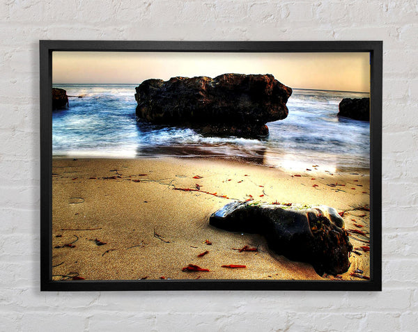 Sea Rocks Framed Print