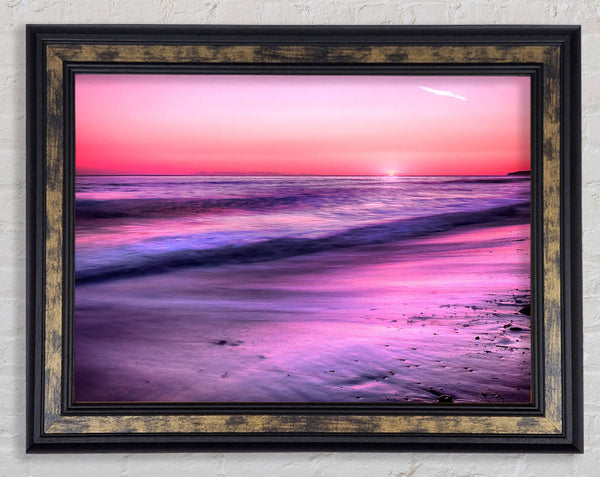 Sunset Dana Point San Clemente Califonia Framed Print
