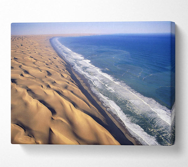  A Canvas Print of The Great Dune Of Pyla France Canvas Wall Art