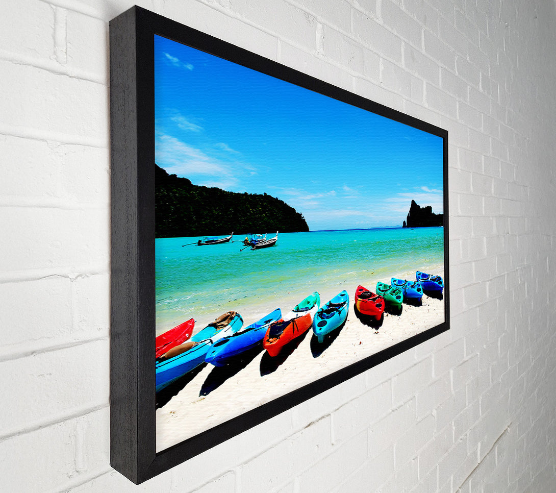  A Canvas Print of Boat Paradise Canvas Print