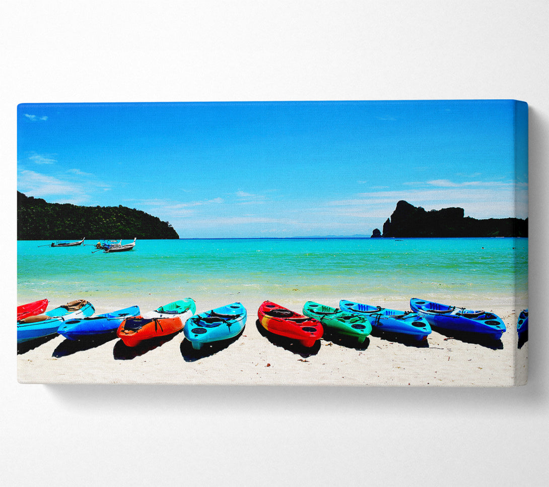  A Canvas Print of Boat Paradise Canvas Print
