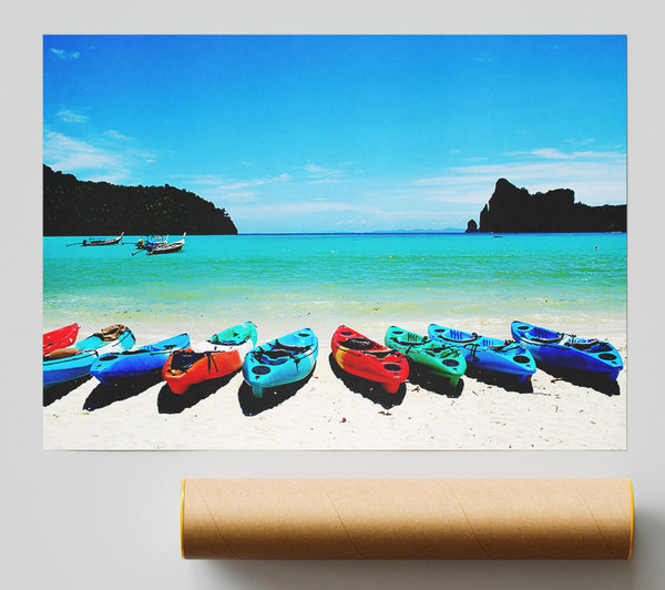Boat Paradise Giclee Print