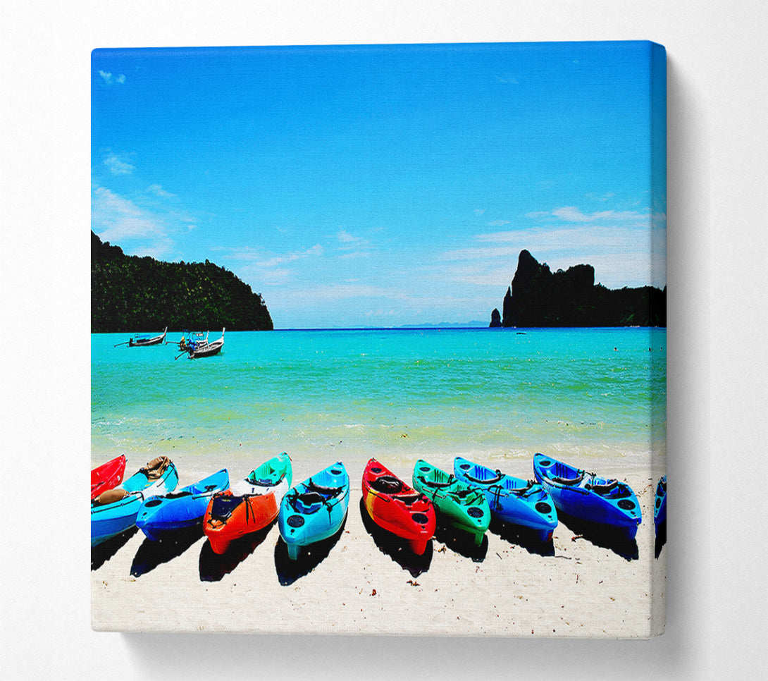  A Canvas Print of Boat Paradise Canvas Print