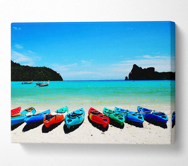  A Canvas Print of Boat Paradise Canvas Print