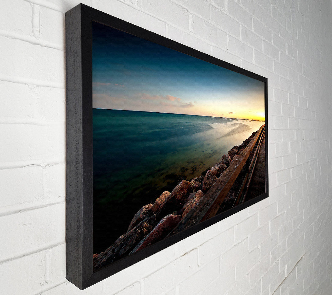  A Canvas Print of Clam Beach Canvas Wall Art