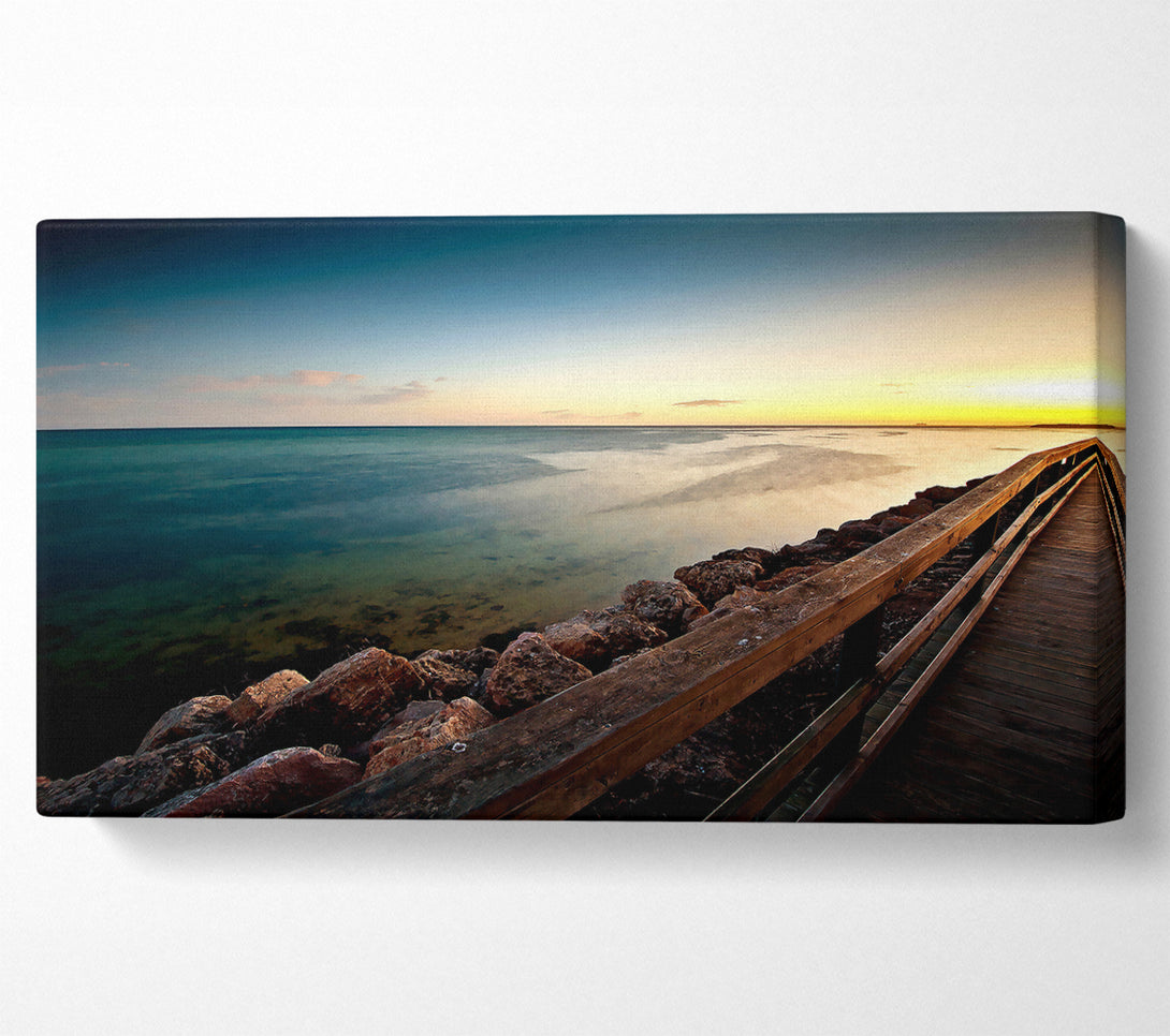  A Canvas Print of Clam Beach Canvas Wall Art