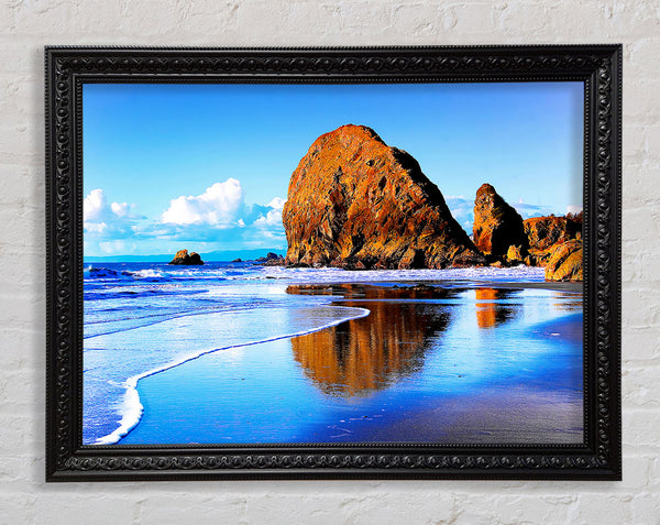 Magnificent Ocean Rocks Framed Print
