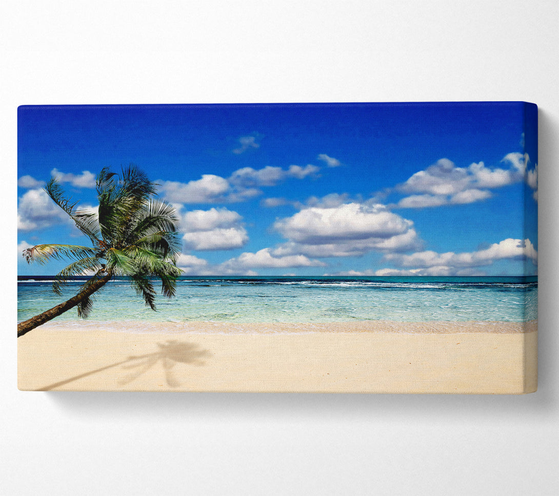  A Canvas Print of Palm Tree Island Paradise Canvas Art