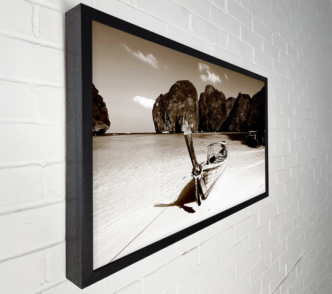  A Canvas Print of Paradise Cove Coco Canvas Print