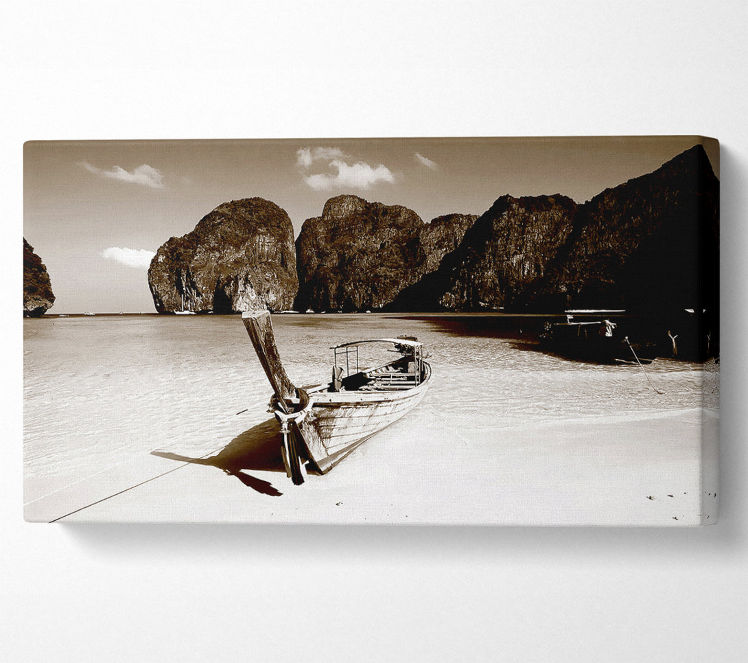  A Canvas Print of Paradise Cove Coco Canvas Print