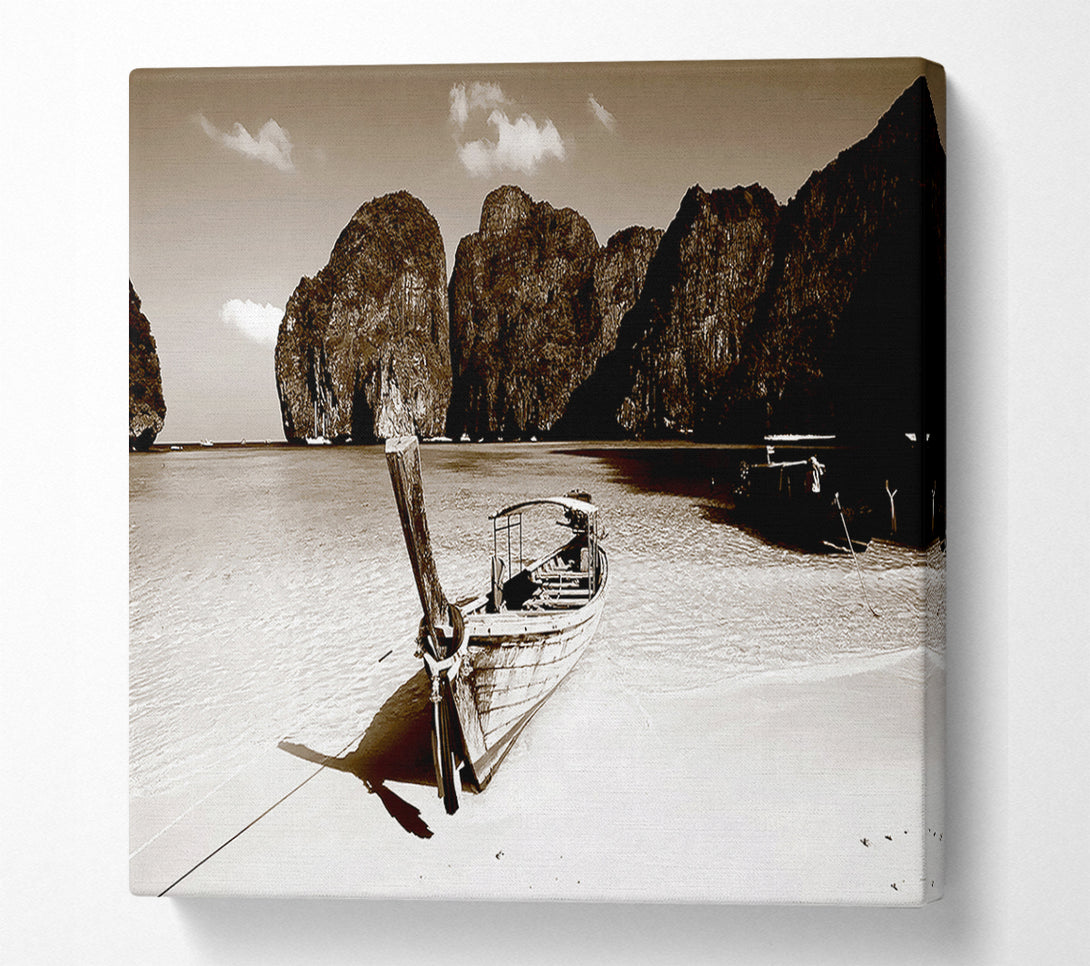  A Canvas Print of Paradise Cove Coco Canvas Print