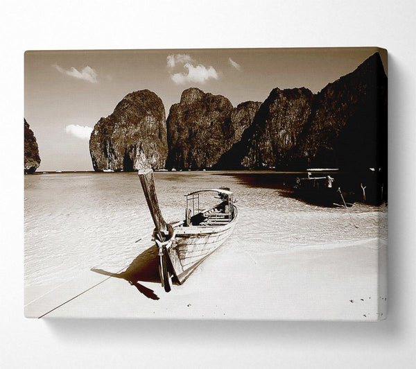  A Canvas Print of Paradise Cove Coco Canvas Print