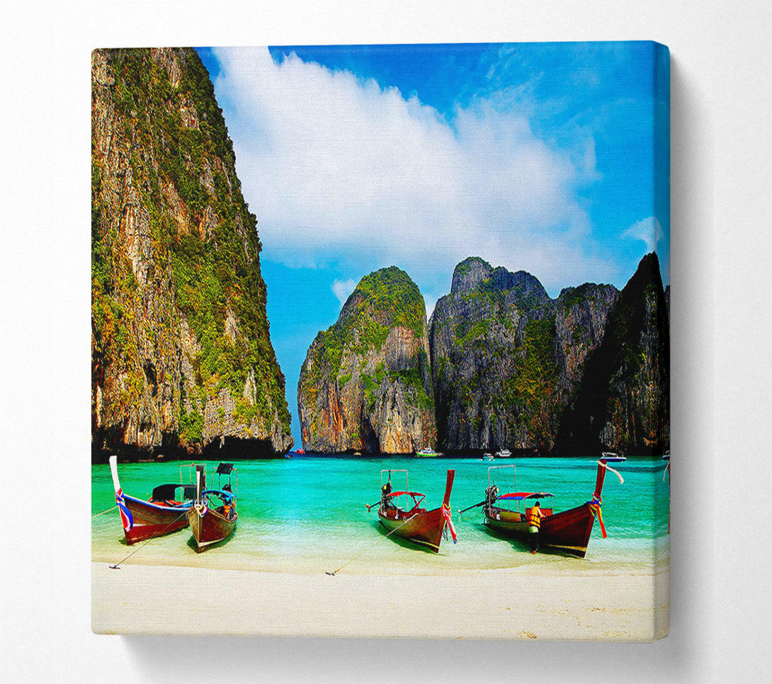  A Canvas Print of Paradise Island Monuments Canvas Print