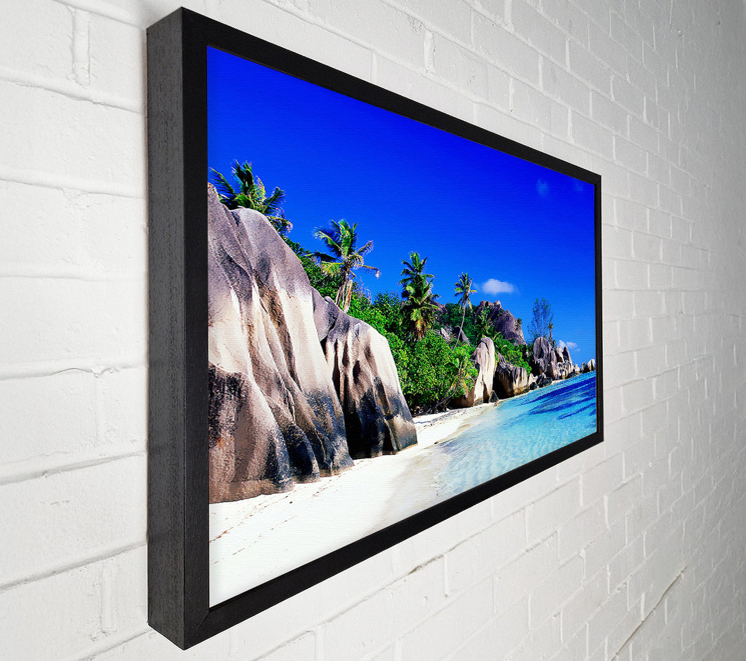  A Canvas Print of Paradise Island Rocks Canvas Art