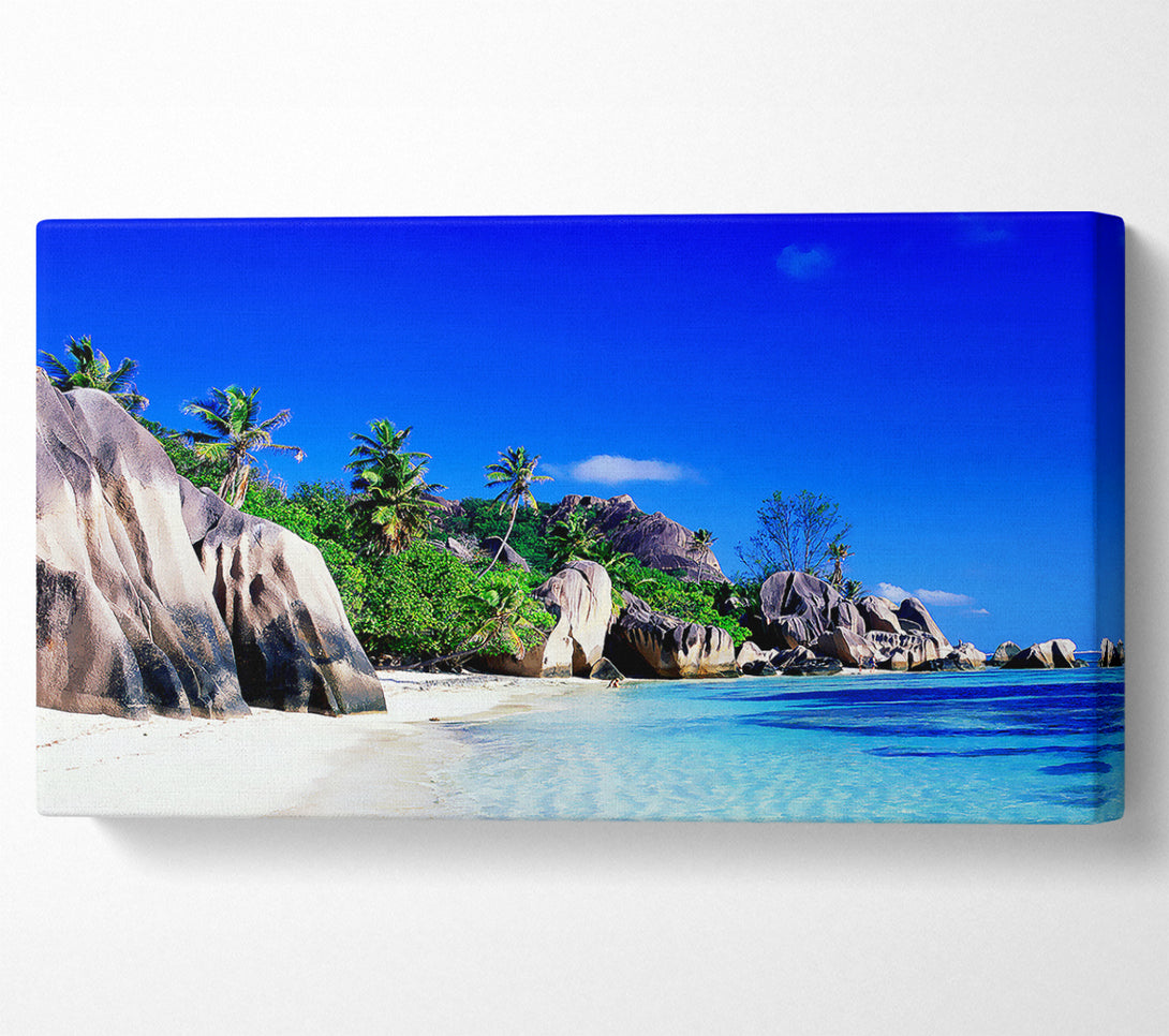  A Canvas Print of Paradise Island Rocks Canvas Art