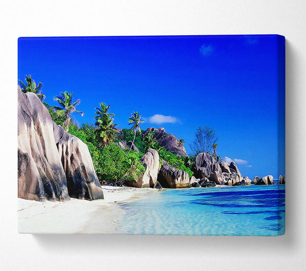  A Canvas Print of Paradise Island Rocks Canvas Art