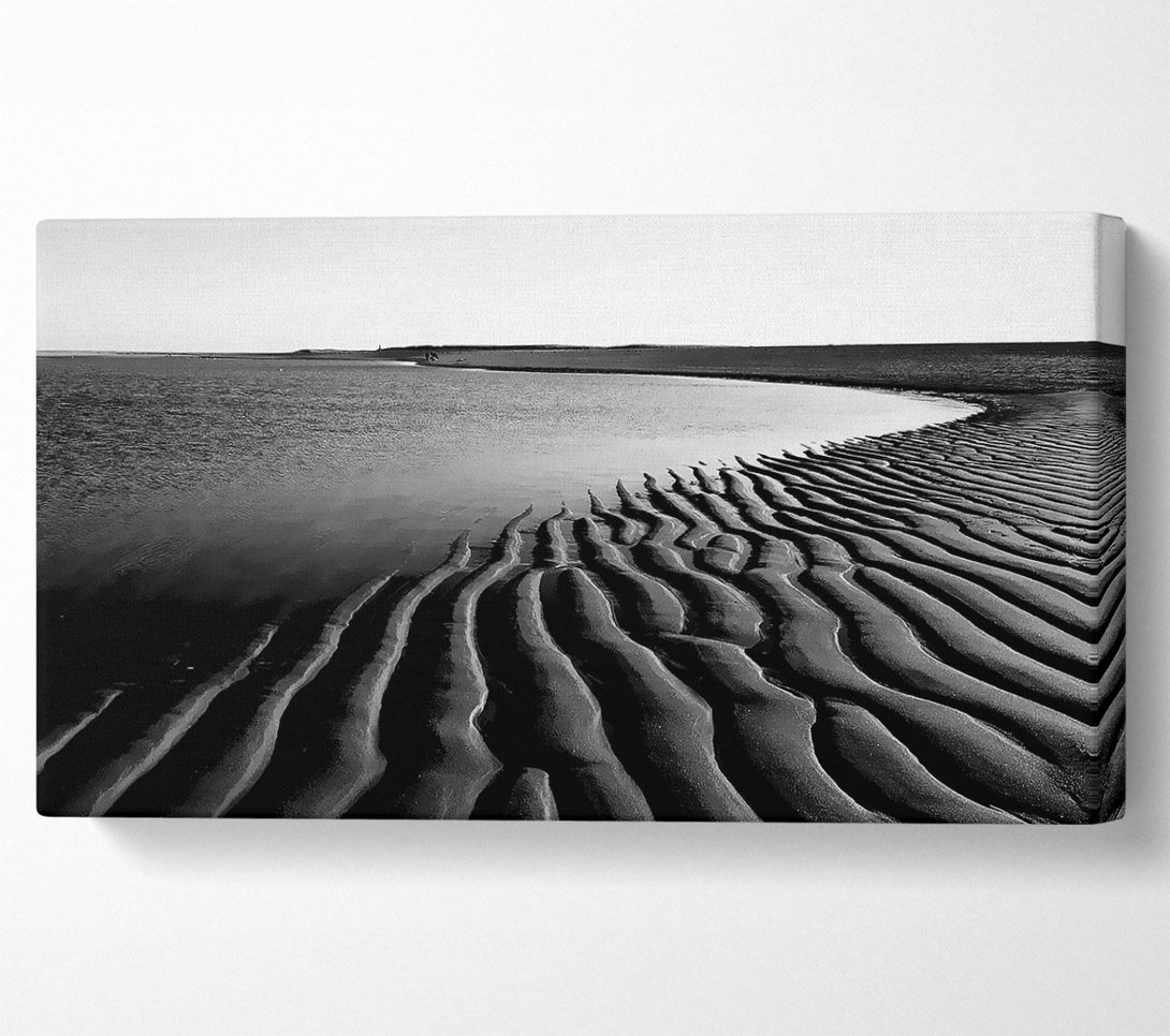  A Canvas Print of Ripples Of Sand Canvas Wall Art