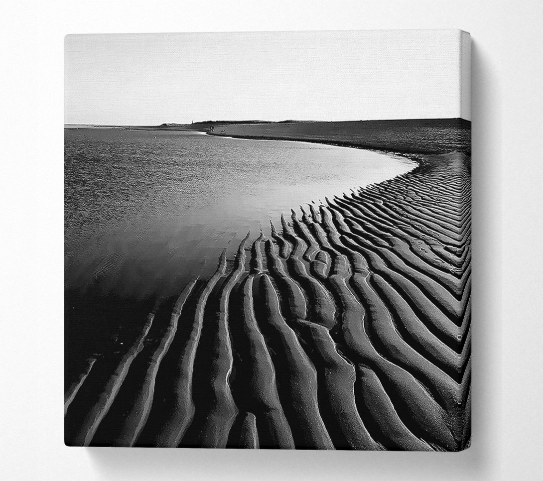  A Canvas Print of Ripples Of Sand Canvas Wall Art