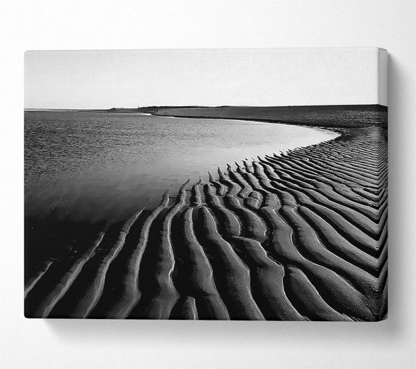  A Canvas Print of Ripples Of Sand Canvas Wall Art