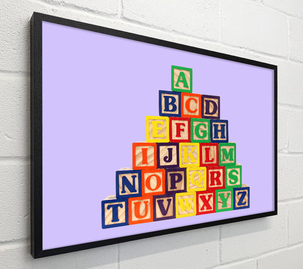 Alphabet Blocks Lilac